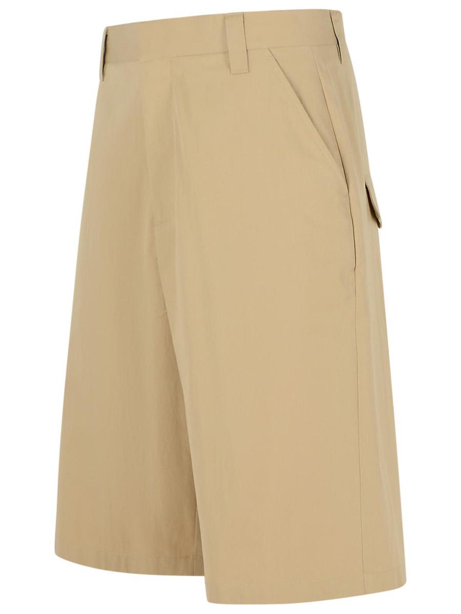 Moschino – Beige Bermudashorts aus Baumwollmischung
