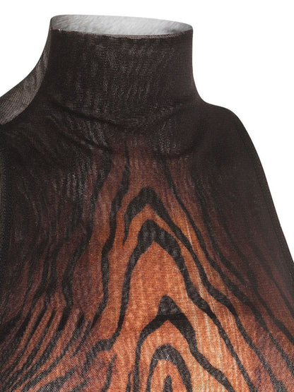 Jean Paul Gaultier Das lange drapierte Holzkleid