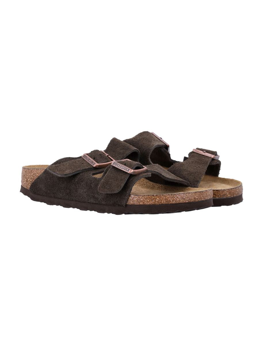 Birkenstock Wildleder Arizona Sandalen Mokkabraun