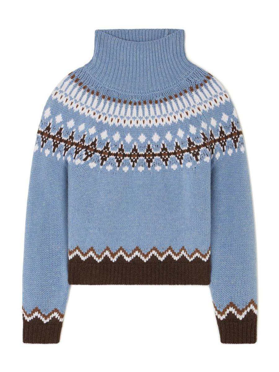 Alanui Sweet Winter Rollkragenpullover Celestial/Multic