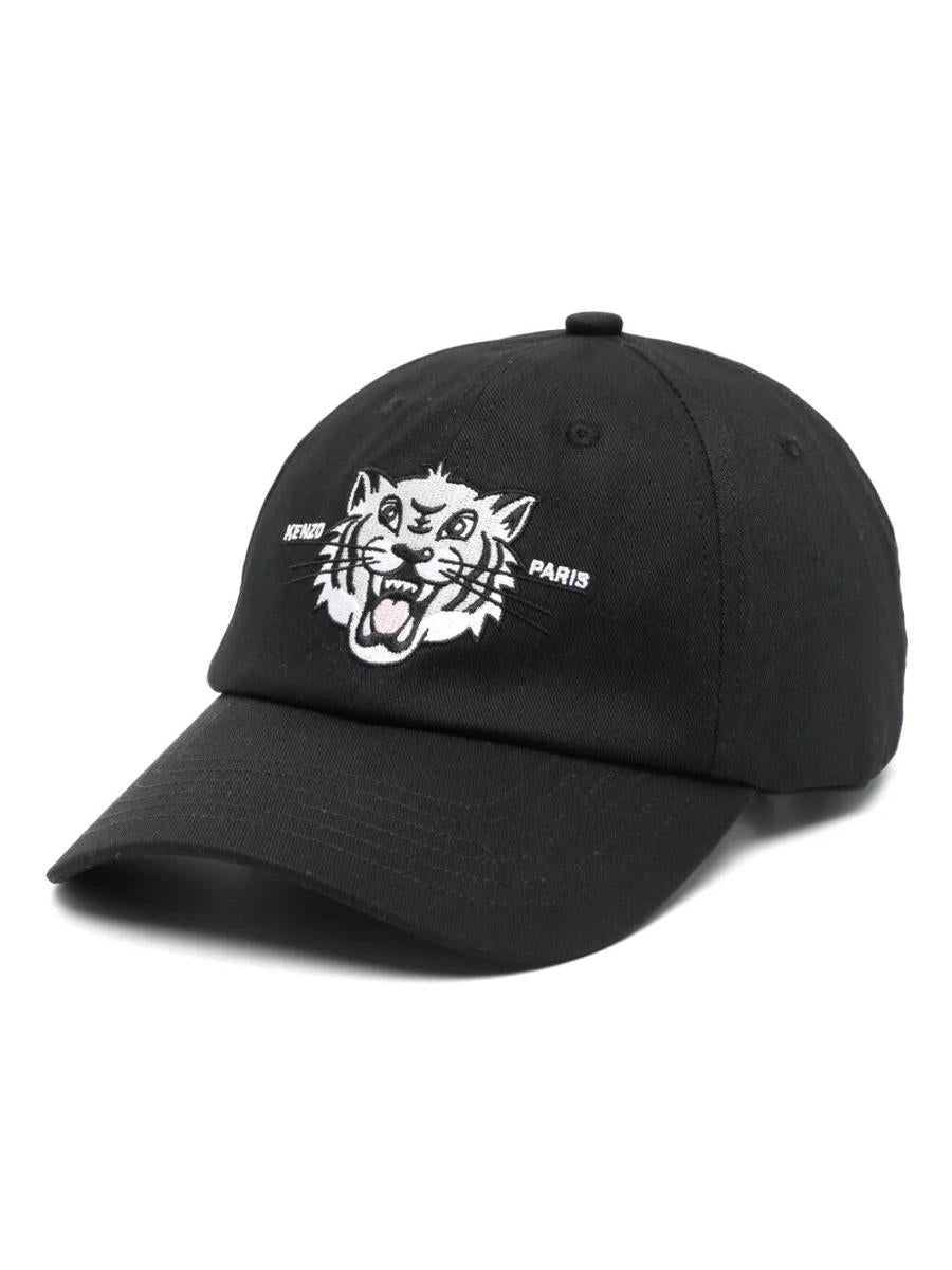 Kenzo `Happy Tiger` Bestickte Baumwollkappe Zubehör