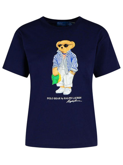 Polo Ralph Lauren – Marineblaues Baumwoll-T-Shirt