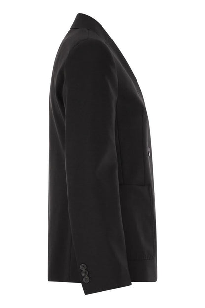 Weekend Max Mara Ornati - Zweireihiger Blazer aus Wollcanvas