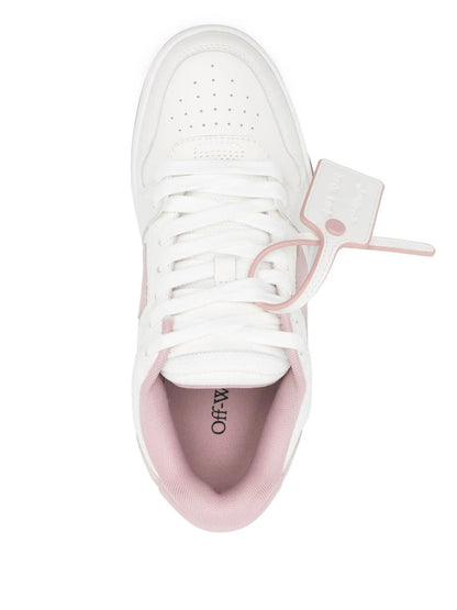 Off-White Out Of Office Kalbsleder Weiß - Rosa