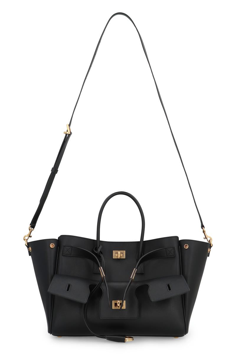 Balenciaga Bel Air Kleine Tragetasche aus Leder