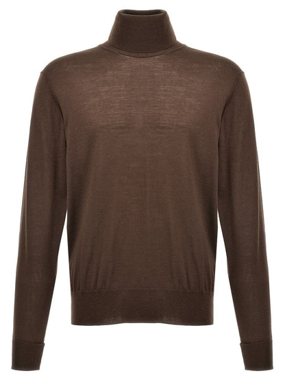Pt Torino Rollkragenpullover aus Merinowolle