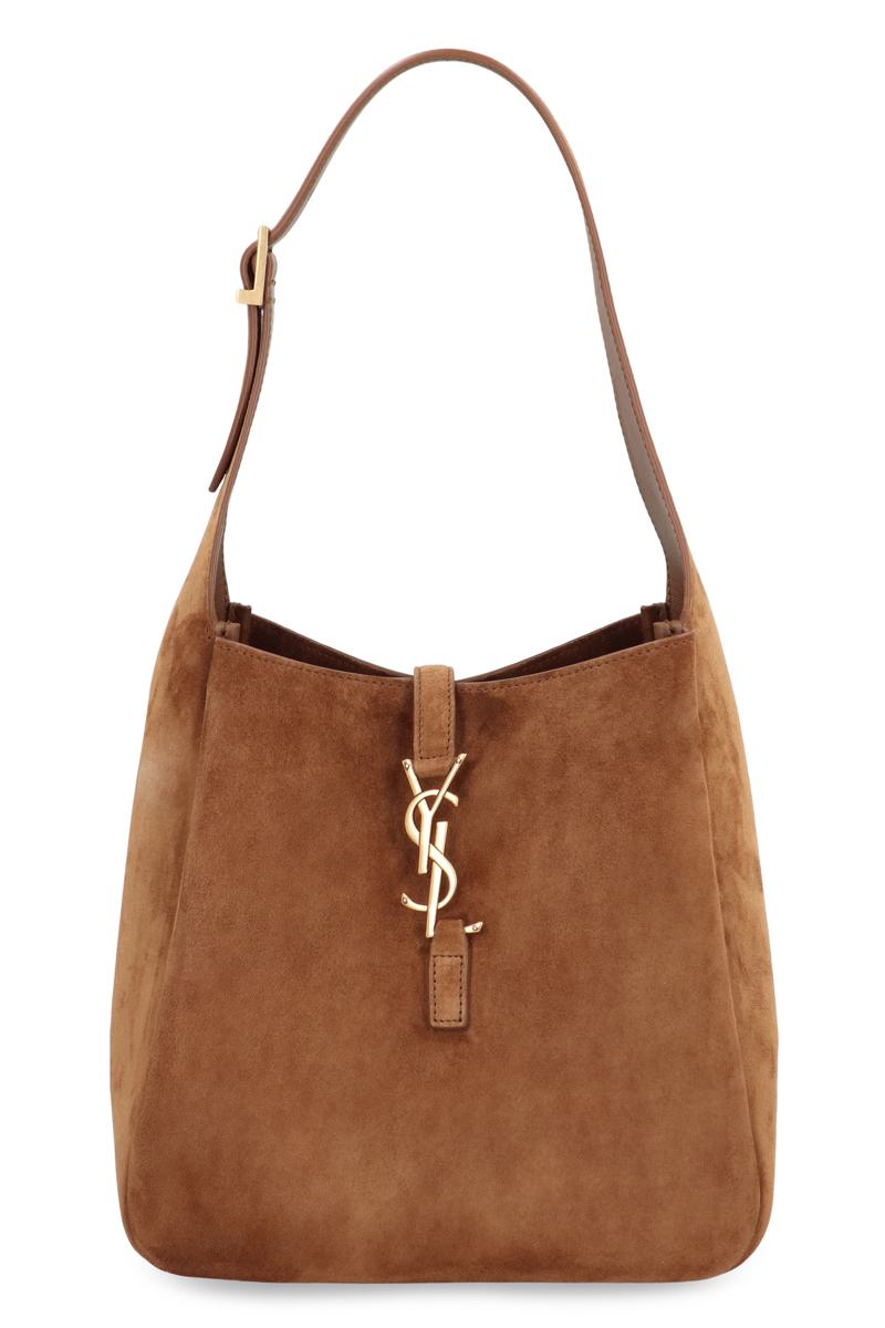 Saint Laurent Le 5 À 7 Piccola Wildlederhandtasche