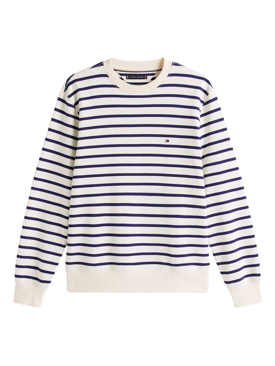 Tommy Hilfiger Essential Terry Stripe Crewneck Kleidung