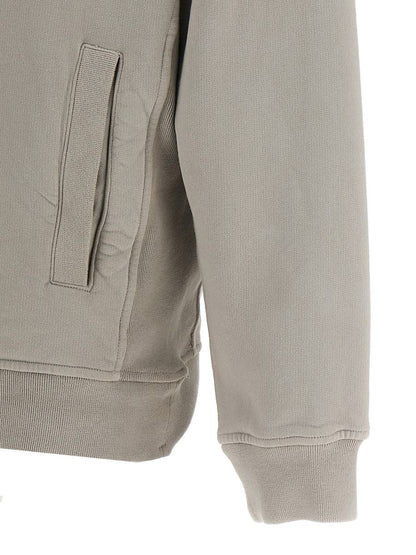 Stone Island Kapuzenpullover mit Logo-Aufnäher