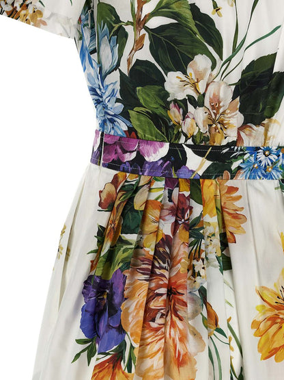 Dolce &amp; Gabbana – Kleid mit „Bouquet“-Print