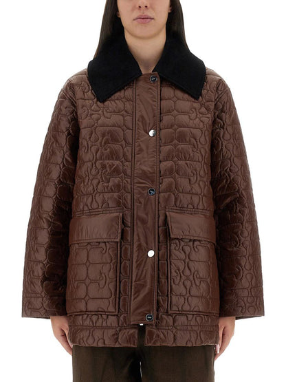 Ganni – Gesteppte Midijacke