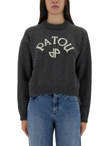 Patou-Trikot mit Logo und Monogramm „Jp“