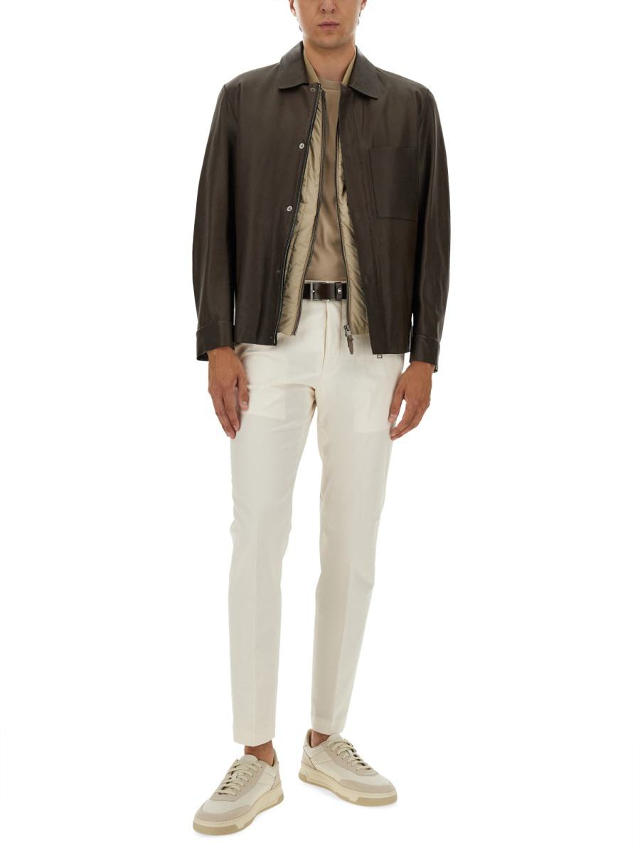 Boss Lederjacke