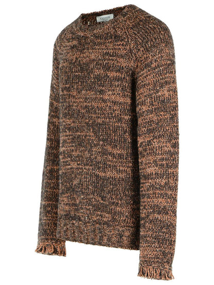 Laneus Pullover aus mehrfarbiger Alpakamischung