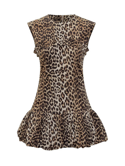 Ganni – Kleid mit Korsett