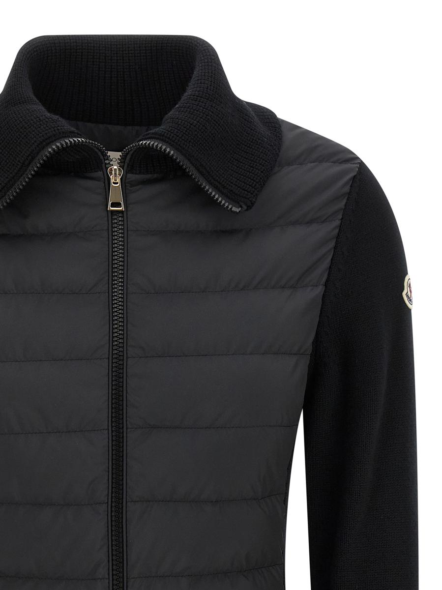 Moncler Zwei-Material-Cardigan