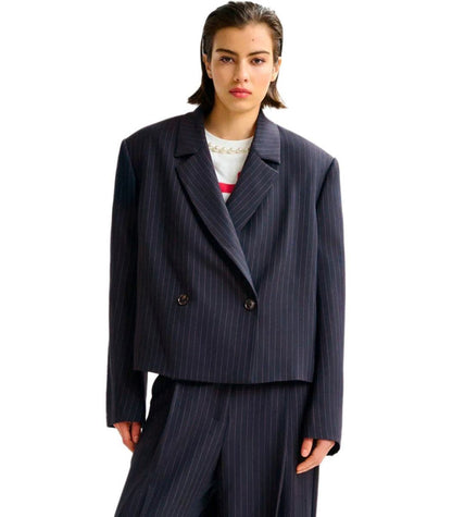 Essentiel Antwerp – Kurzer Blazer „Itzle“ in Marineblau