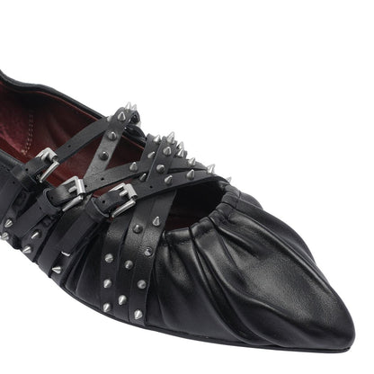 Flache Schuhe aus Ash