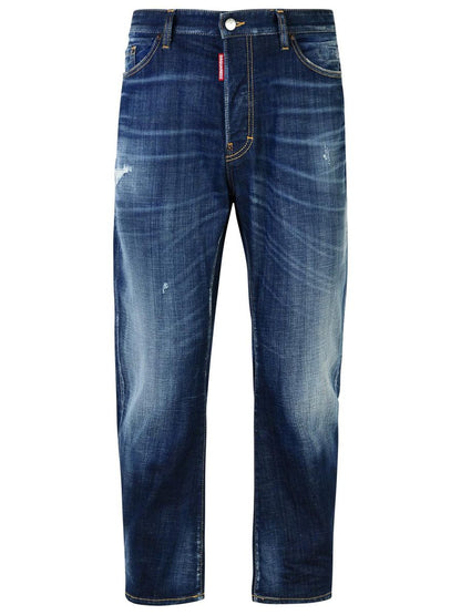 Dsquared2 – Blaue Jeans „Bro“ aus Baumwolle