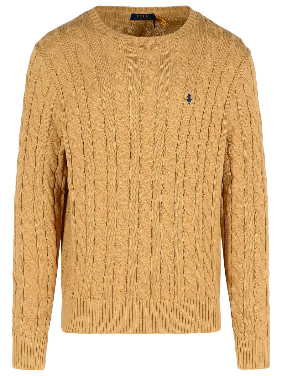 Beigefarbener Baumwollpullover von Polo Ralph Lauren