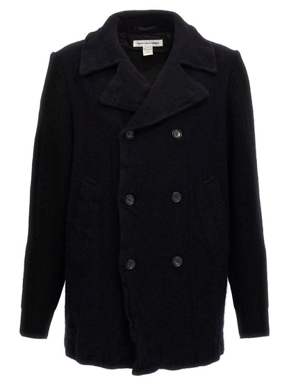 Zweireihiger Wollmantel von Comme Des Garçons