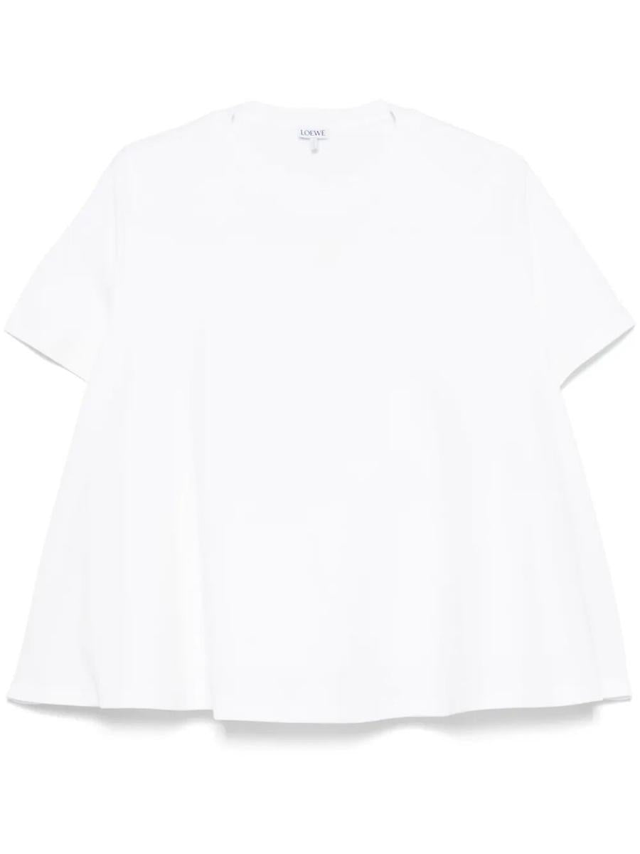 Loewe – Trapez-T-Shirt mit Anagramm-Stickerei – Kleidung