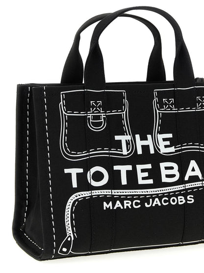 Marc Jacobs 'The Trompel'Oeil Cargo Canvasmedium' Handtasche