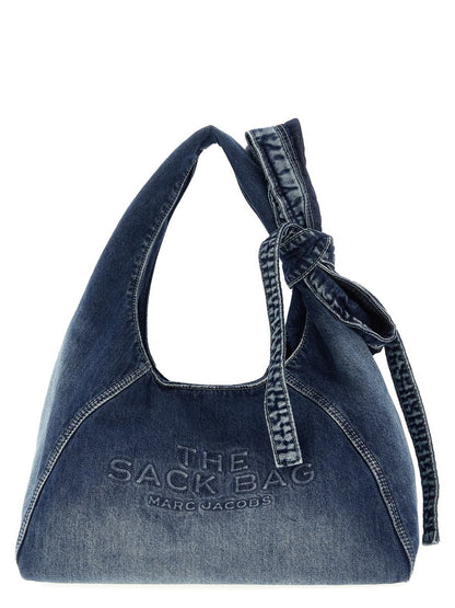 Marc Jacobs „The Bow Denim Medium Sack“ Schultertasche