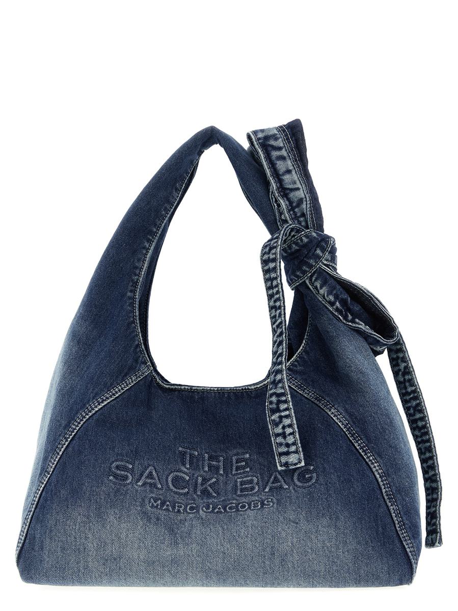 Marc Jacobs „The Bow Denim Medium Sack“ Schultertasche