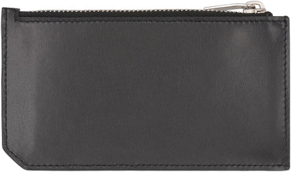 Saint Laurent Kartenetui aus glattem Leder