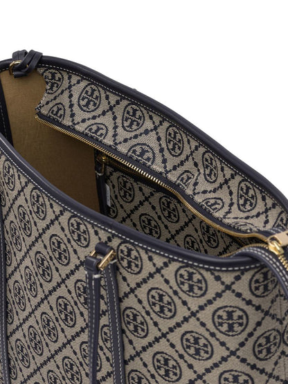 Tory Burch T-Monogramm-Tasche mit Reißverschluss