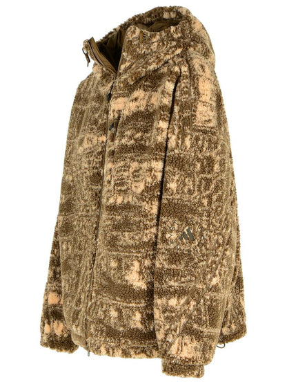 Adidas By Stella McCartney Zweifarbiges Polyester-Fleece