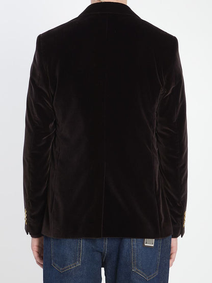 Einreihige leichte Jacke Sicilia aus Baumwolle