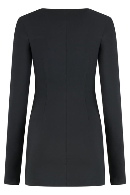 Das Attico Crepe Minikleid