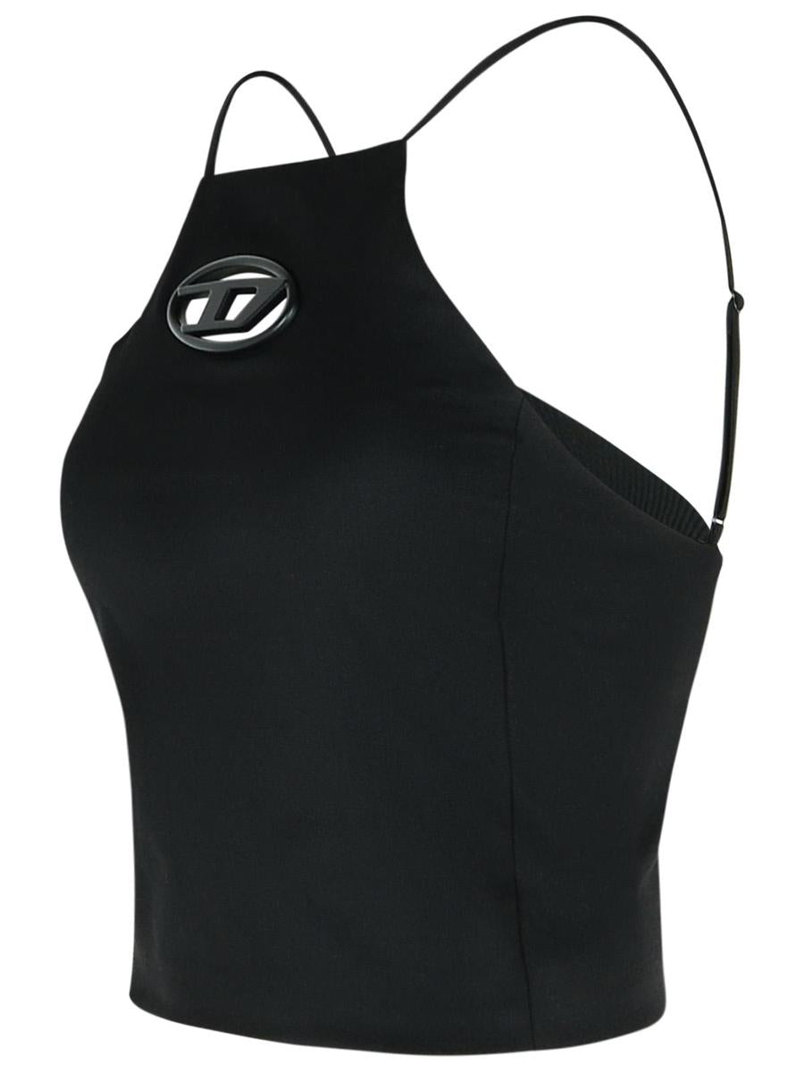Diesel – Schwarzes Tanktop „Wilit“ aus Polyestermischung