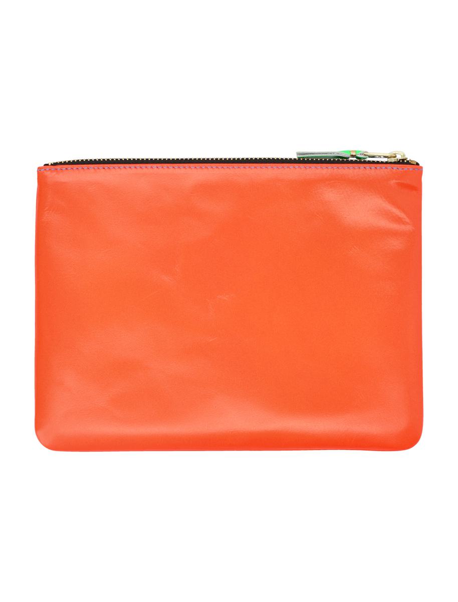 Comme Des Garçons Super Fluo Ledertasche