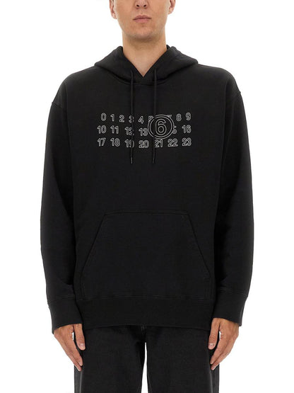 MM6 Maison Margiela – Kapuzenpullover mit Aufdruck