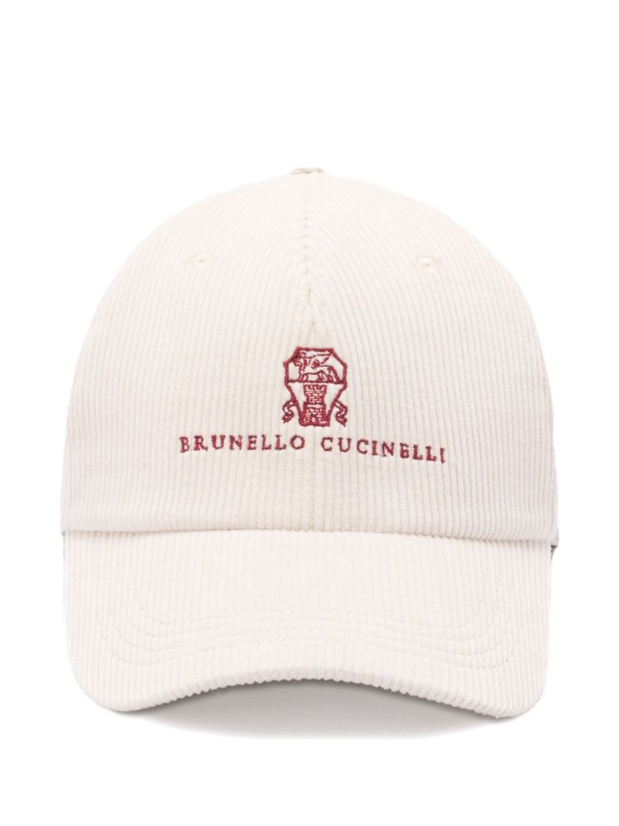 Brunello Cucinelli Baseballkappe aus Baumwolle mit Logo