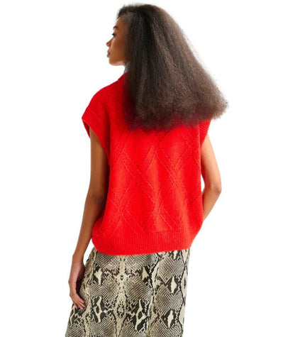 Essentiel Antwerp Import Rote Strickweste