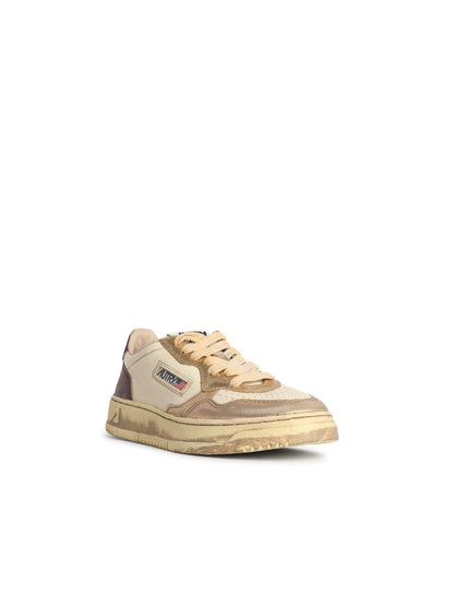 Autry „Super Vintage“ weiße Ledersneaker