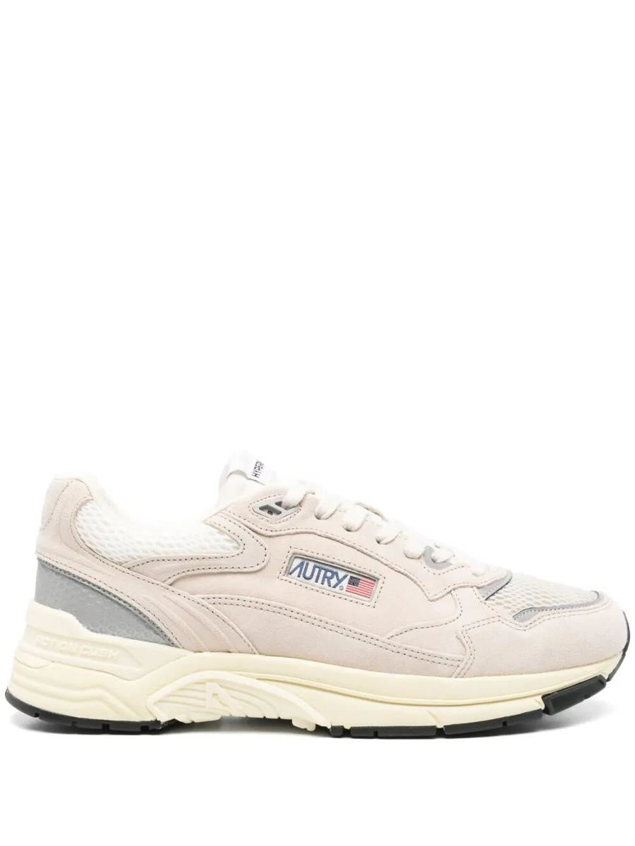 Autry „Hyperway Low“ Wildleder-Mesh-Sneakers
