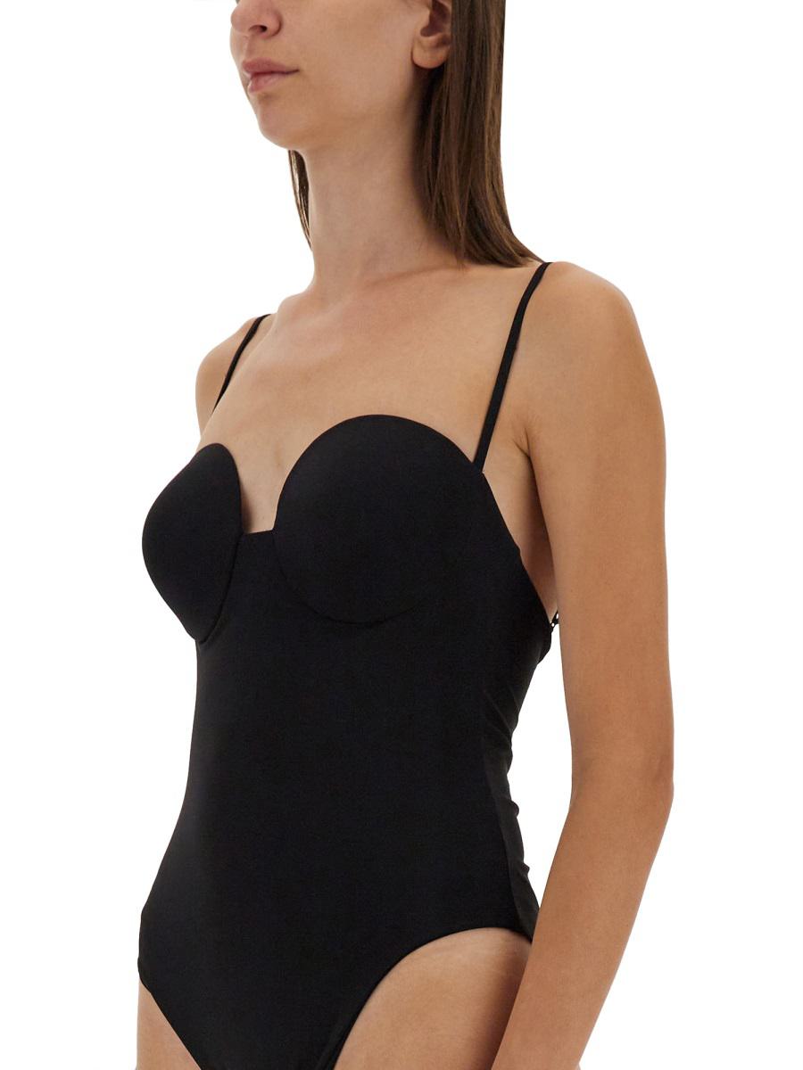 Magda Butrym Bustier-Badeanzug