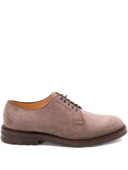 Brunello Cucinelli Wildleder-Schnürschuhe