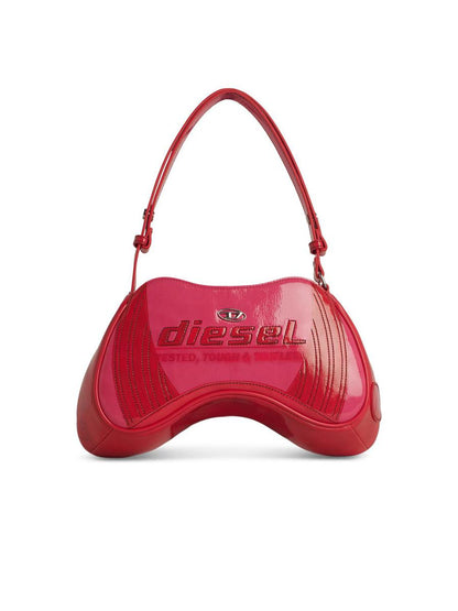 Diesel – „Play“-Tasche aus Polyurethan in Fuchsie