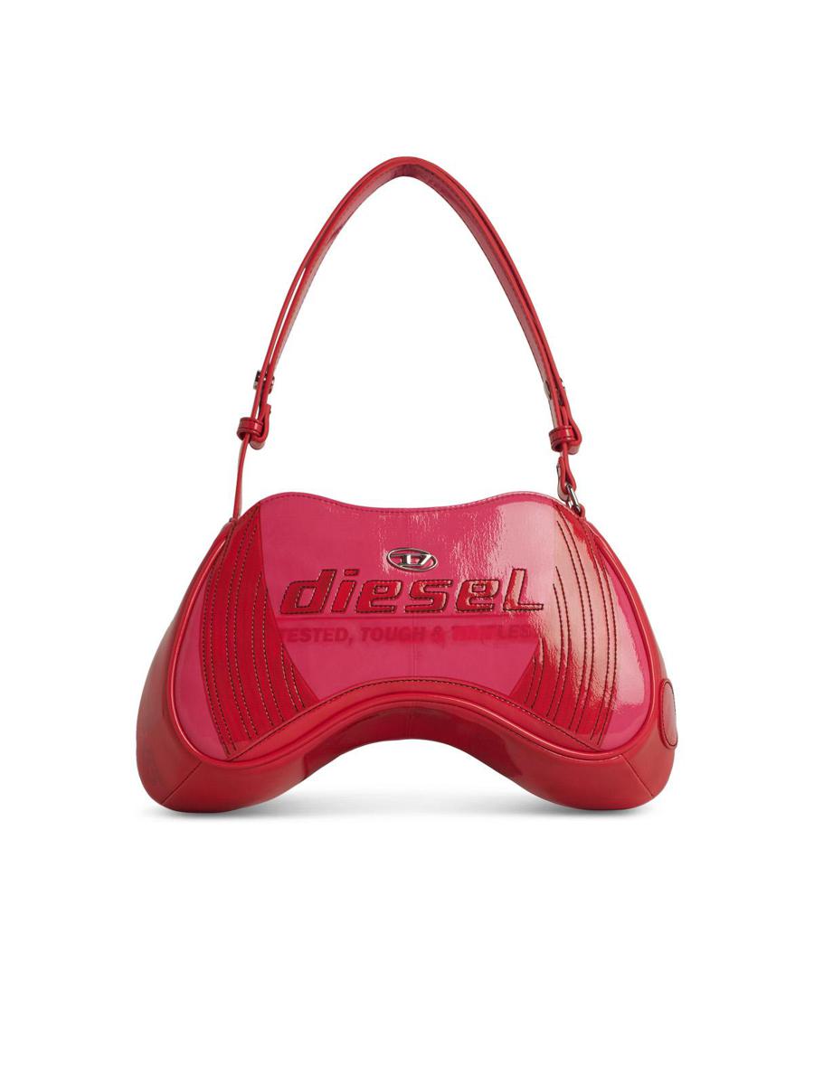 Diesel – „Play“-Tasche aus Polyurethan in Fuchsie