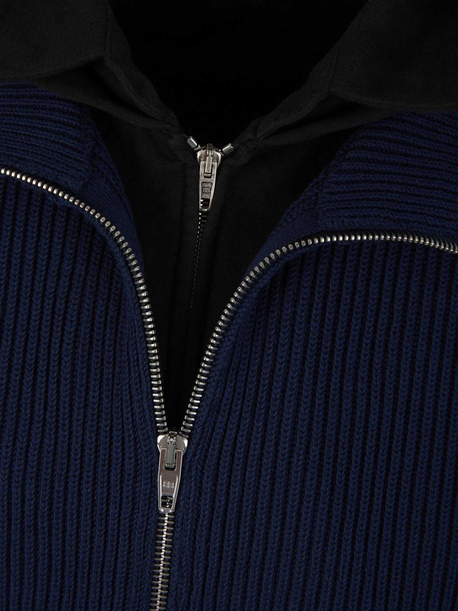 Balenciaga Sweatshirt mit Reißverschluss und Kapuze
