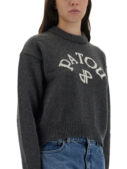 Patou-Trikot mit Logo und Monogramm „Jp“