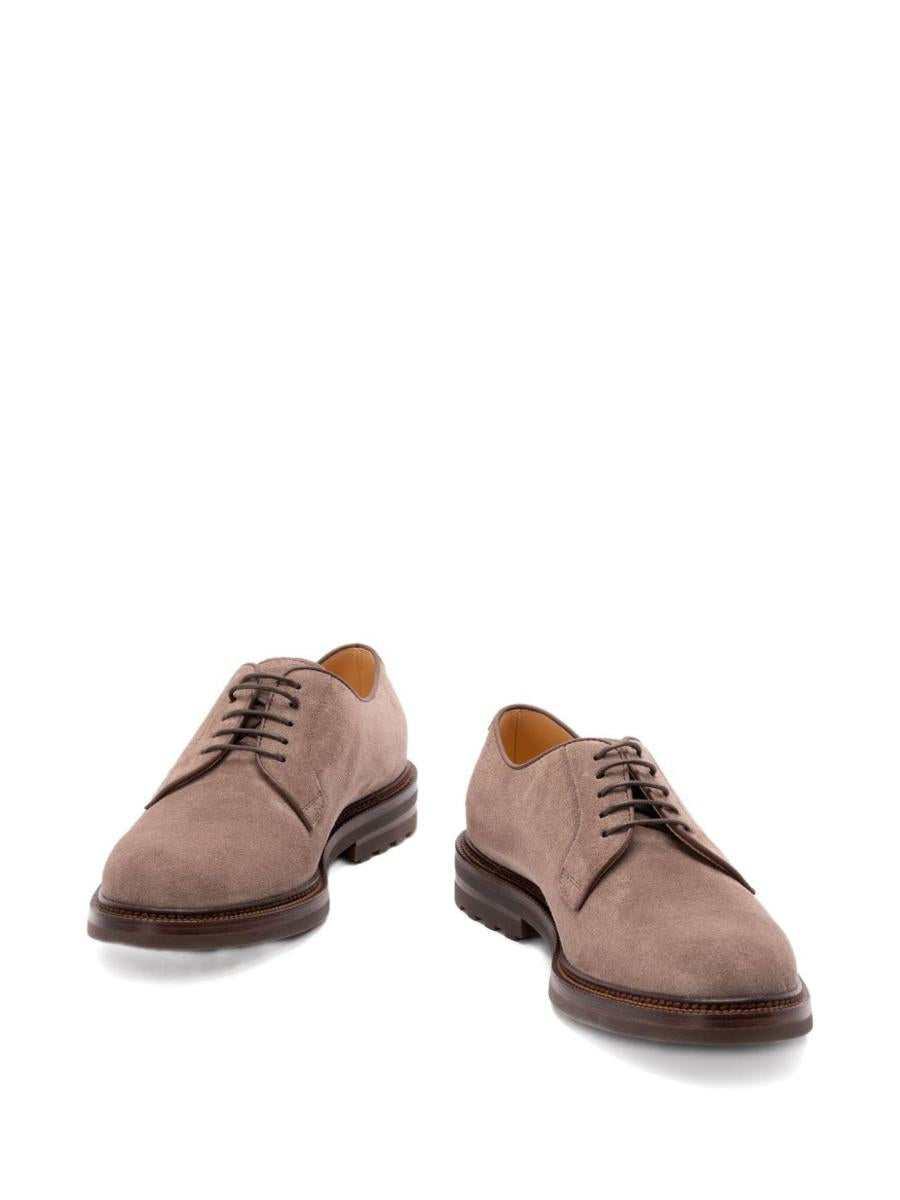 Brunello Cucinelli Wildleder-Schnürschuhe
