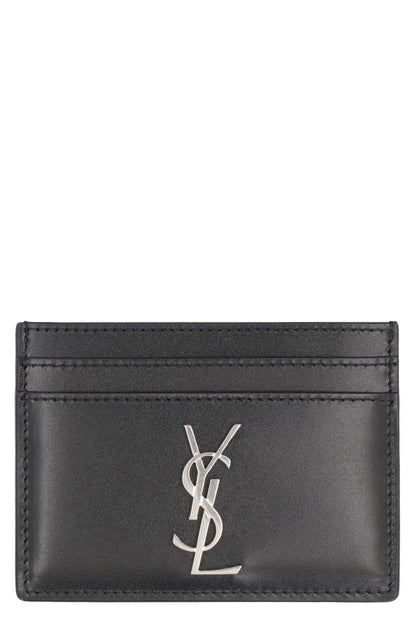 Saint Laurent Cassandre Kartenetui aus Leder