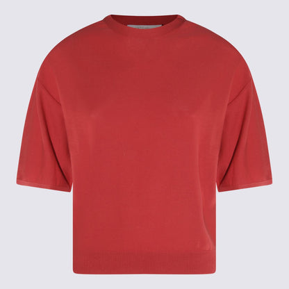 Antonelli – Rotes Leinen-T-Shirt